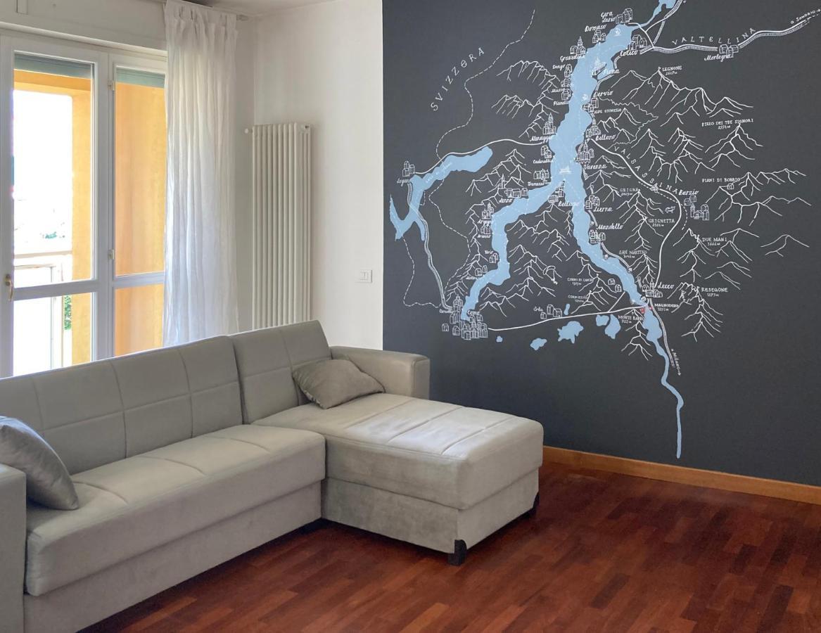 Large Well-Equipped Appartement Near Como Lake Lecco Eksteriør billede